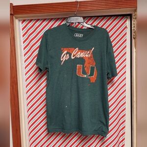 Green Go Canes T-Shirt University of Miami